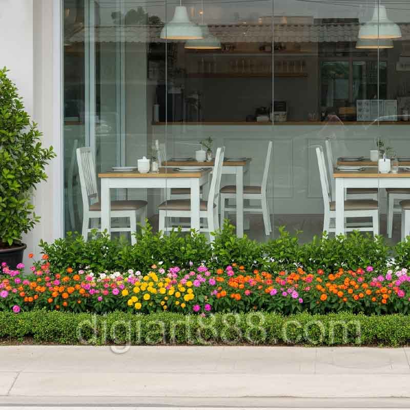 ตัดต่อภาพหน้าร้าน ร้านอาหาร ให้ดูน่าสนใจ สำหรับโพสต์โฆษณา